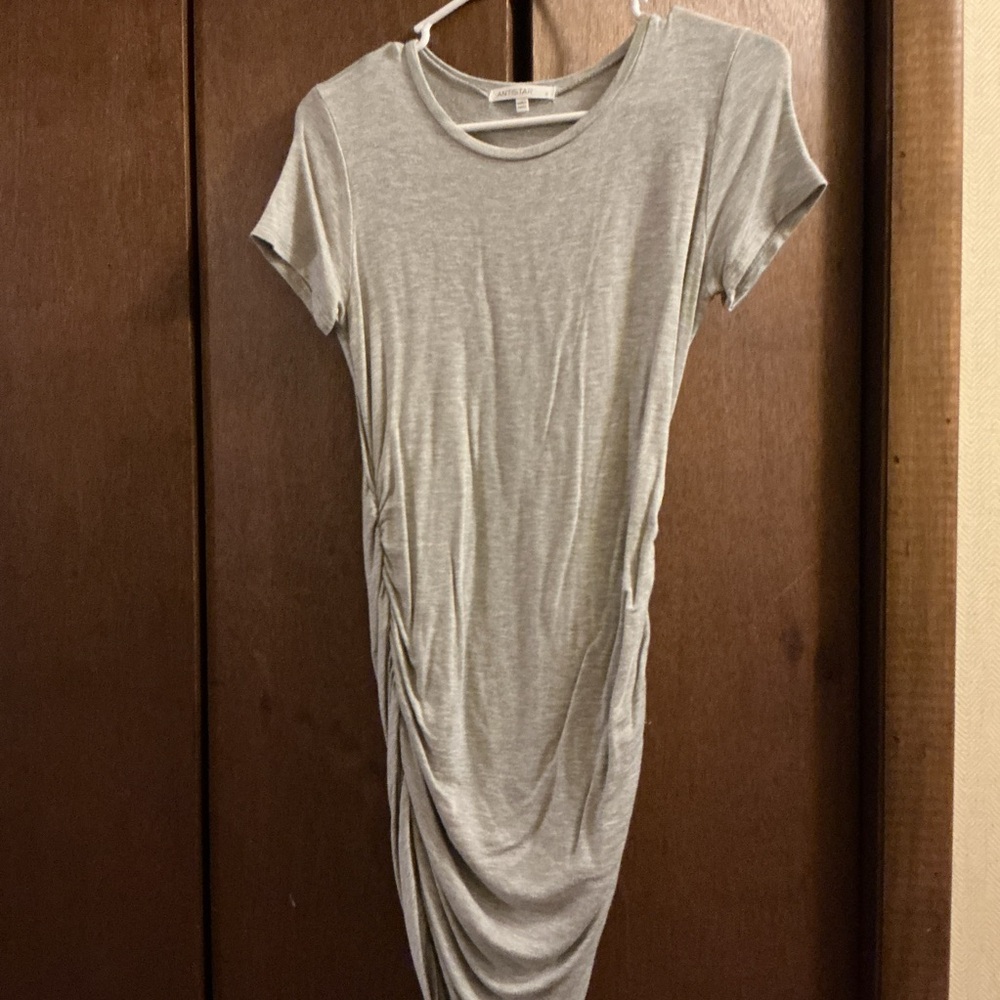 Gray Midi Dress